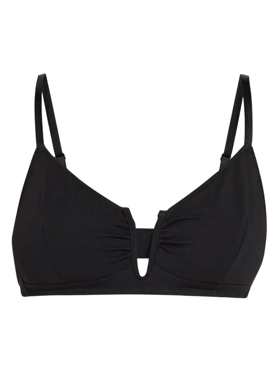 Angela Ruched Wireless Bra