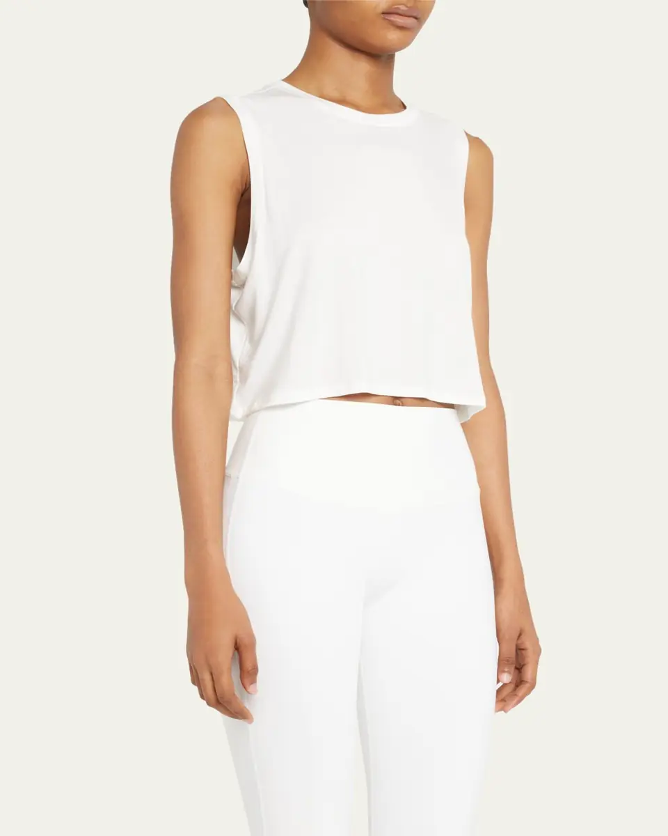 Splits59 Sienna Cropped Jersey Tank | Thumbnail 4