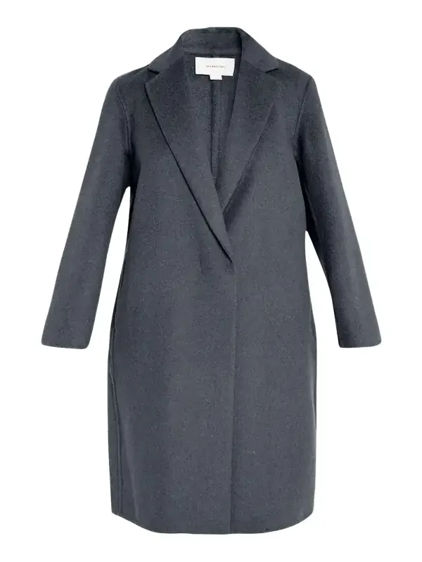 Classic Straight Wool-Blend Coat