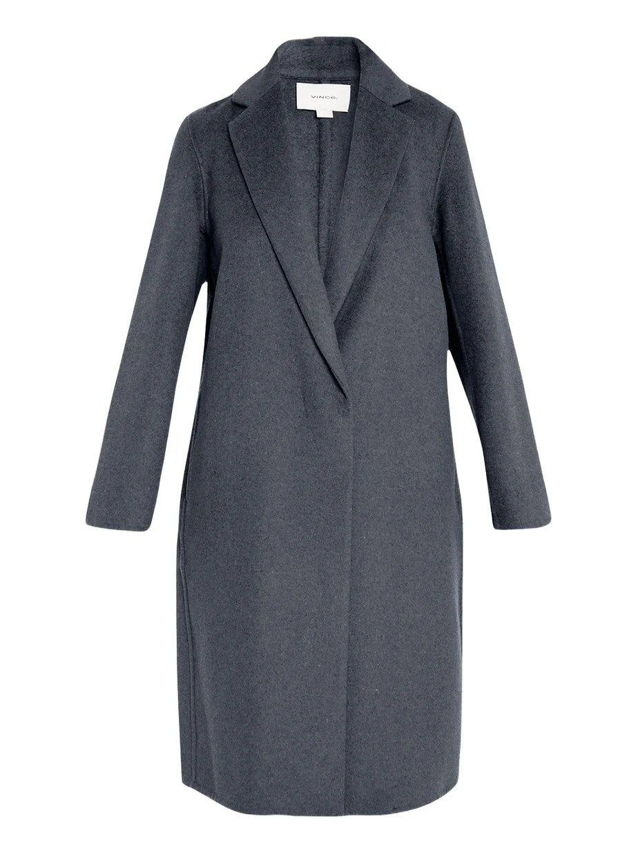 Classic Straight Wool-Blend Coat
