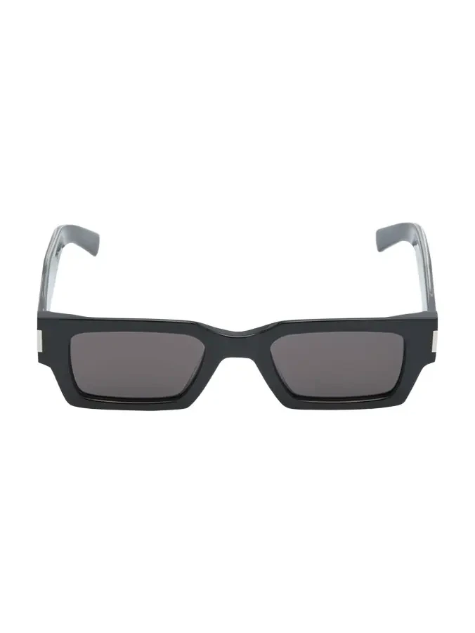 Men's Rectangle Acetate Sunglasses with Logo Men's Rectangle Acetate Sunglasses with Logo