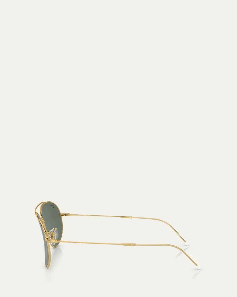 Ray-Ban Golden Metal & Plastic Aviator Sunglasses | Thumbnail 3 Ray-Ban Golden Metal & Plastic Aviator Sunglasses | Thumbnail 3