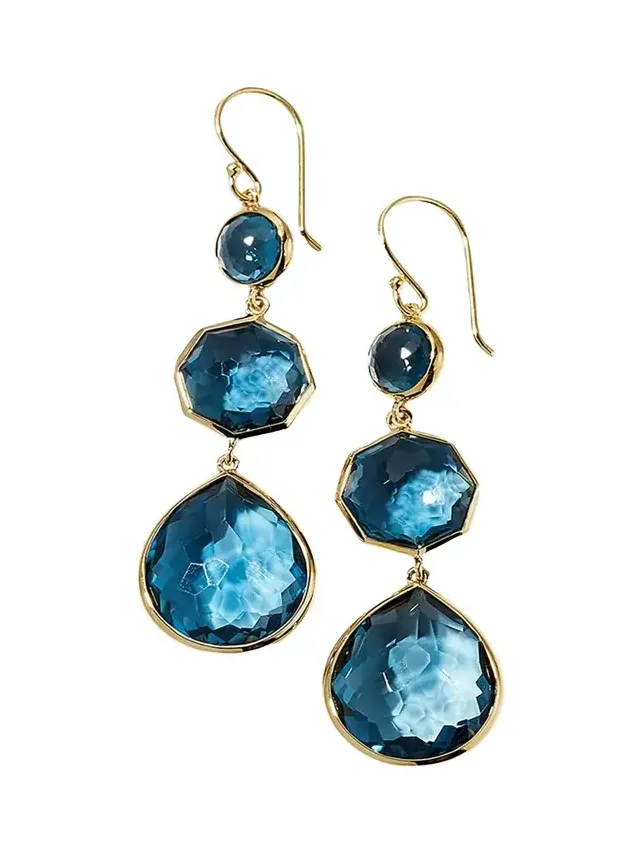 Small Crazy 8's Earrings in 18K Gold