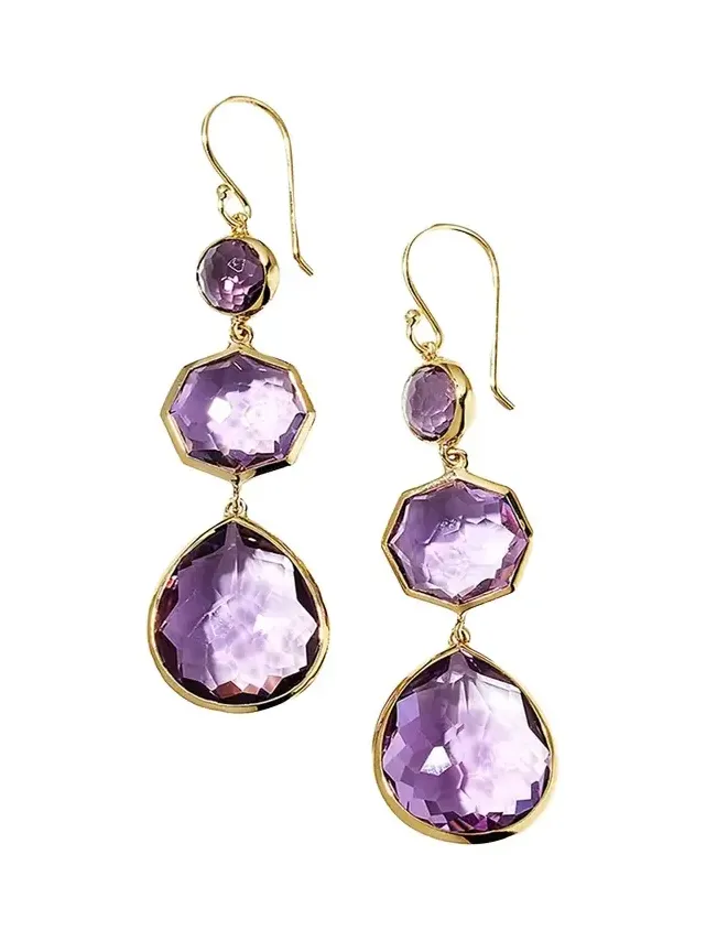 Small Crazy 8's Earrings in 18K Gold