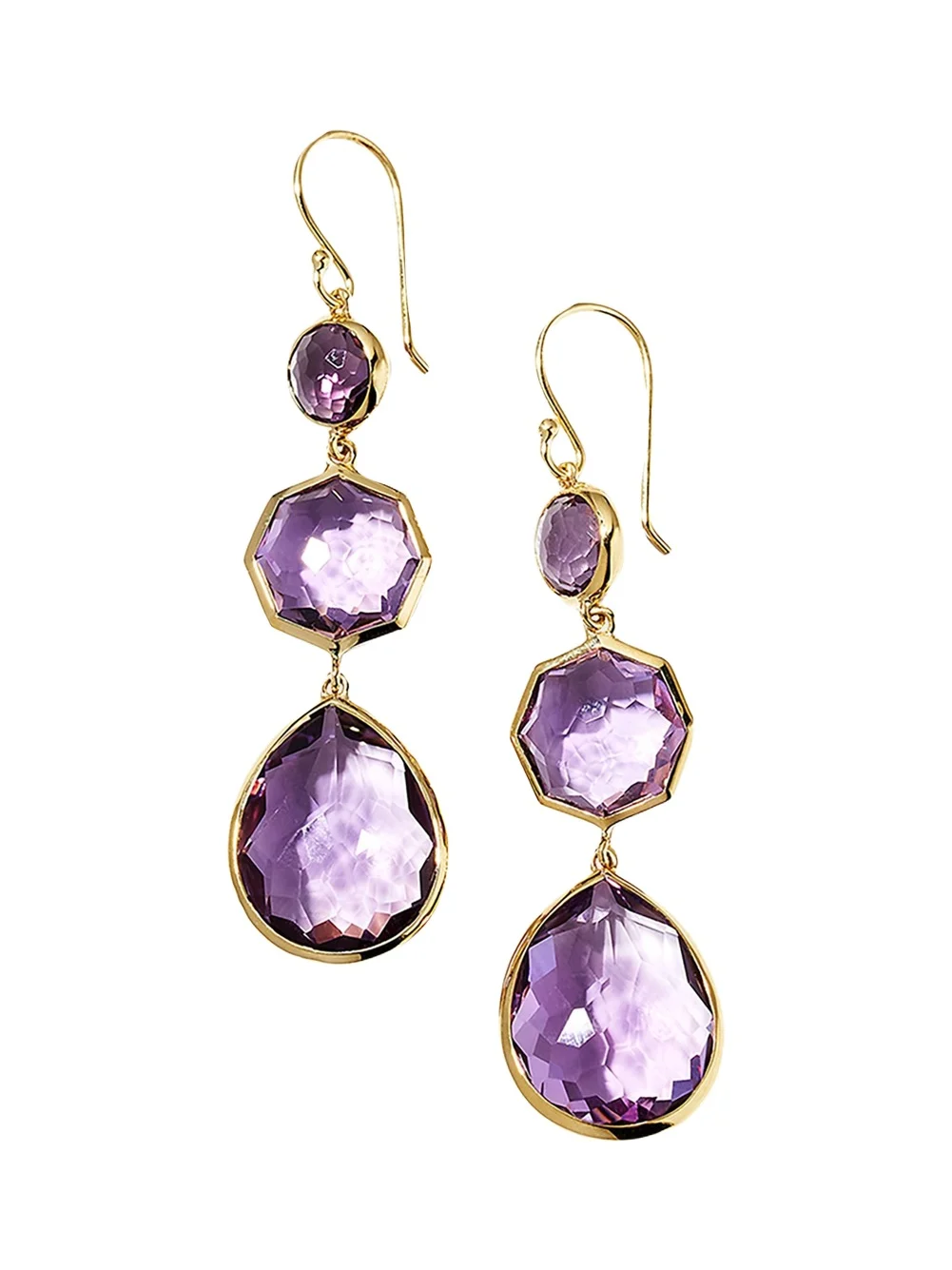Small Crazy 8's Earrings in 18K Gold