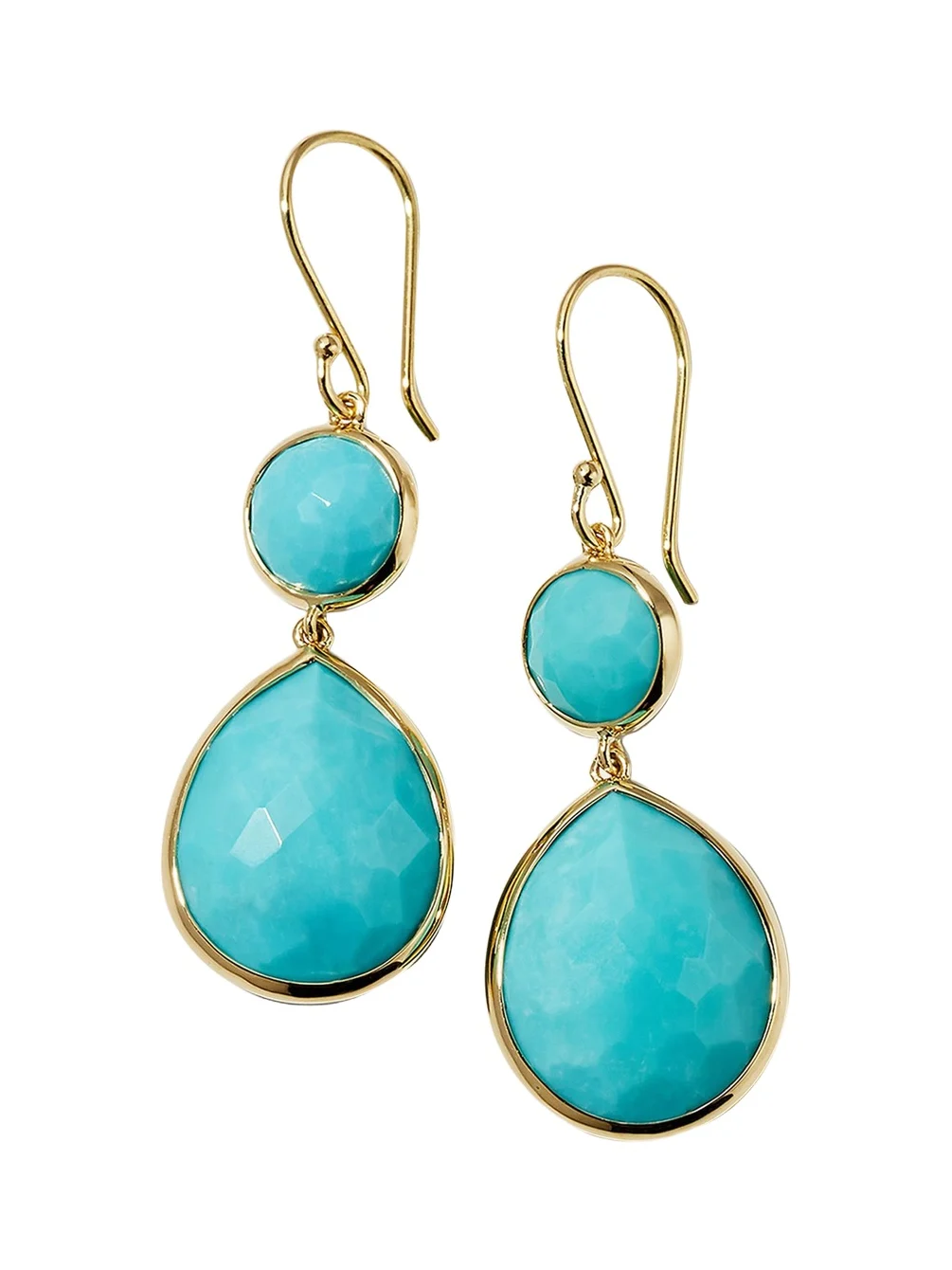Rock Candy Snowman Teardrop Earrings in 18K Gold Rock Candy Snowman Teardrop Earrings in 18K Gold