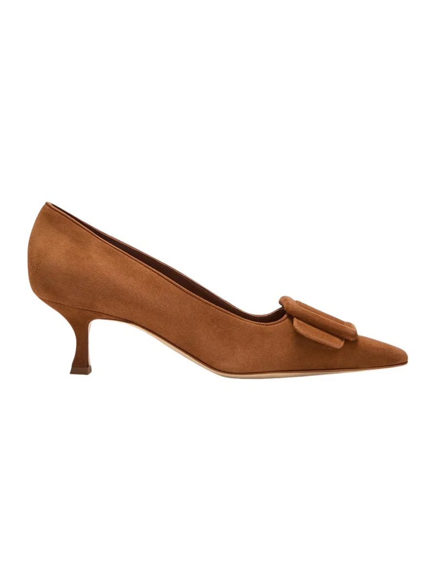 Maysale Suede Buckle Pumps Maysale Suede Buckle Pumps