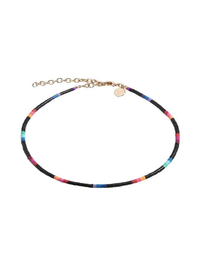 Elsie Frieda Louise Choker with 3mm Heishi Beads