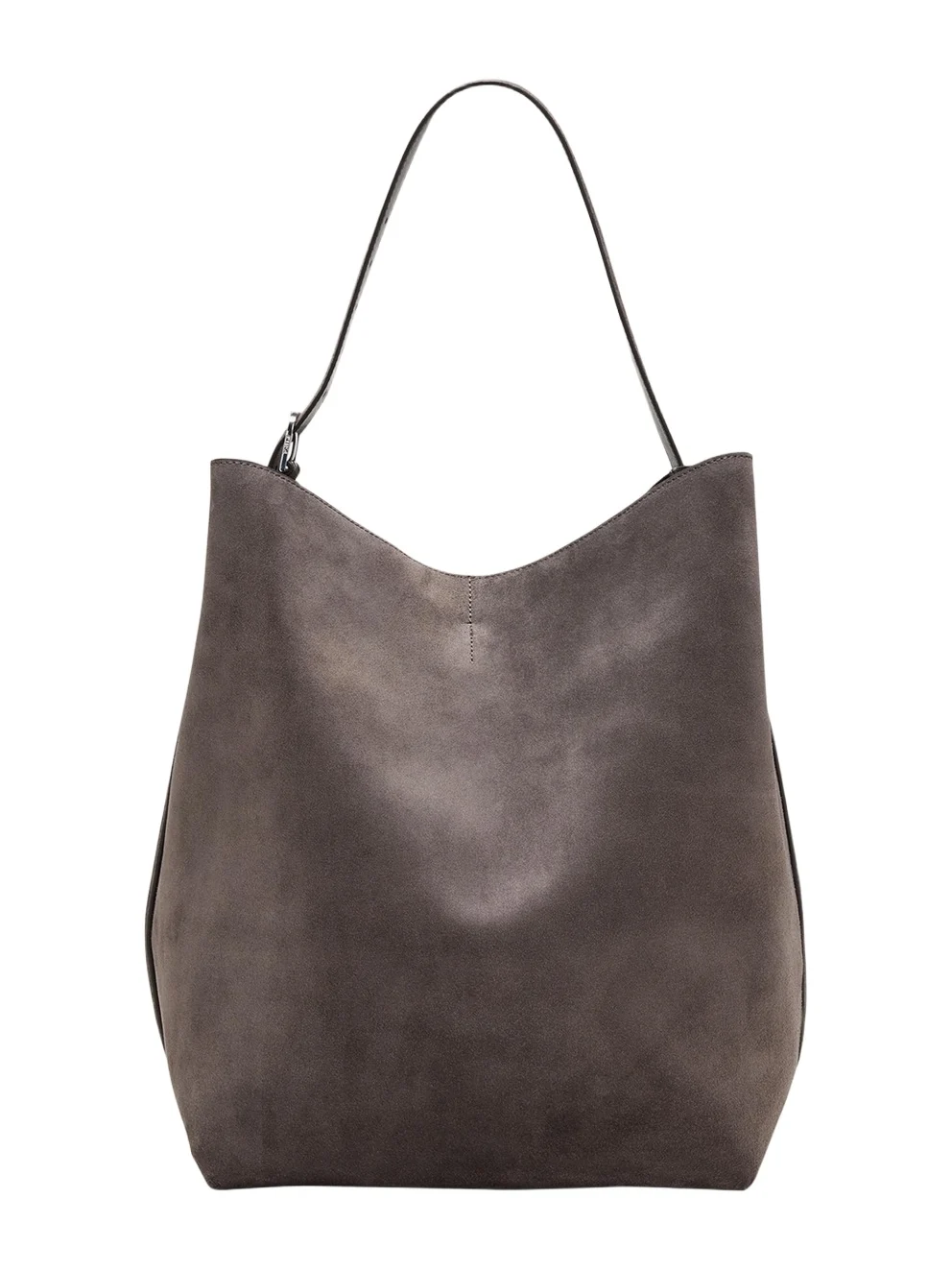Belted Tote Bag in Suede Belted Tote Bag in Suede