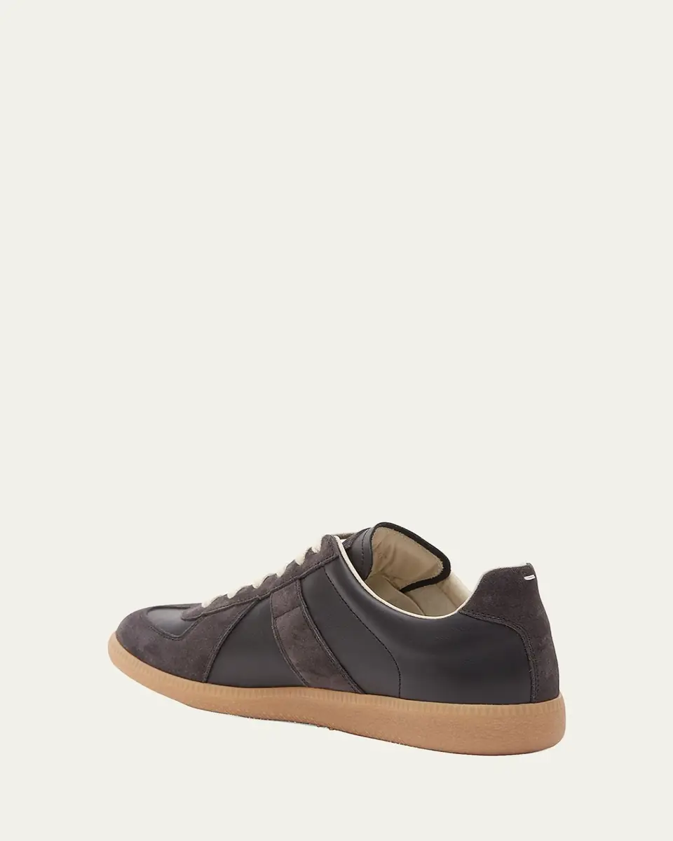 Maison Margiela Replica Suede & Leather Sneakers | Thumbnail 4 Maison Margiela Replica Suede & Leather Sneakers | Thumbnail 4
