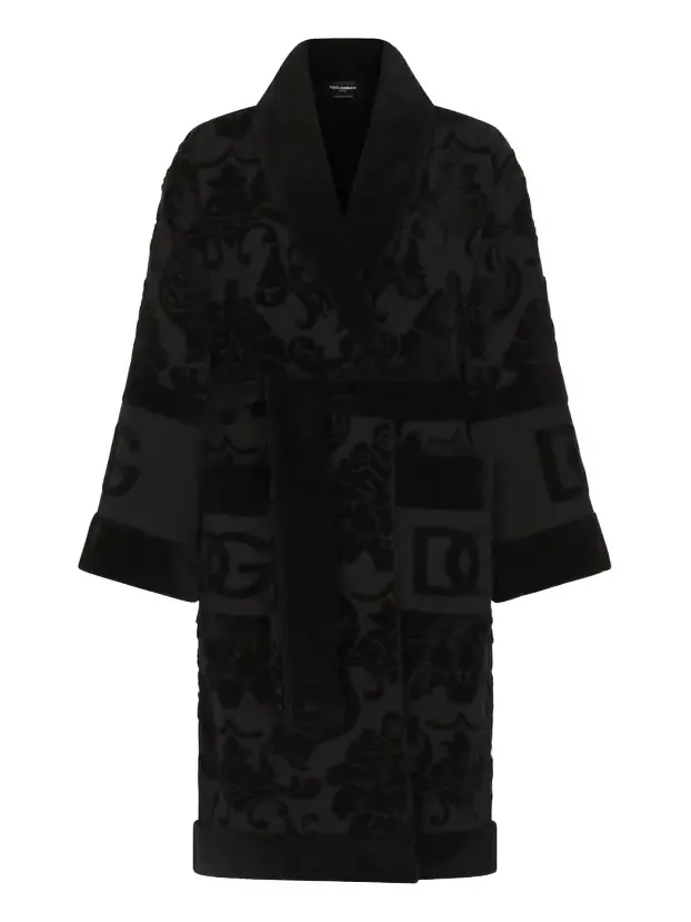 DG Logo Jacquard Bathrobe DG Logo Jacquard Bathrobe