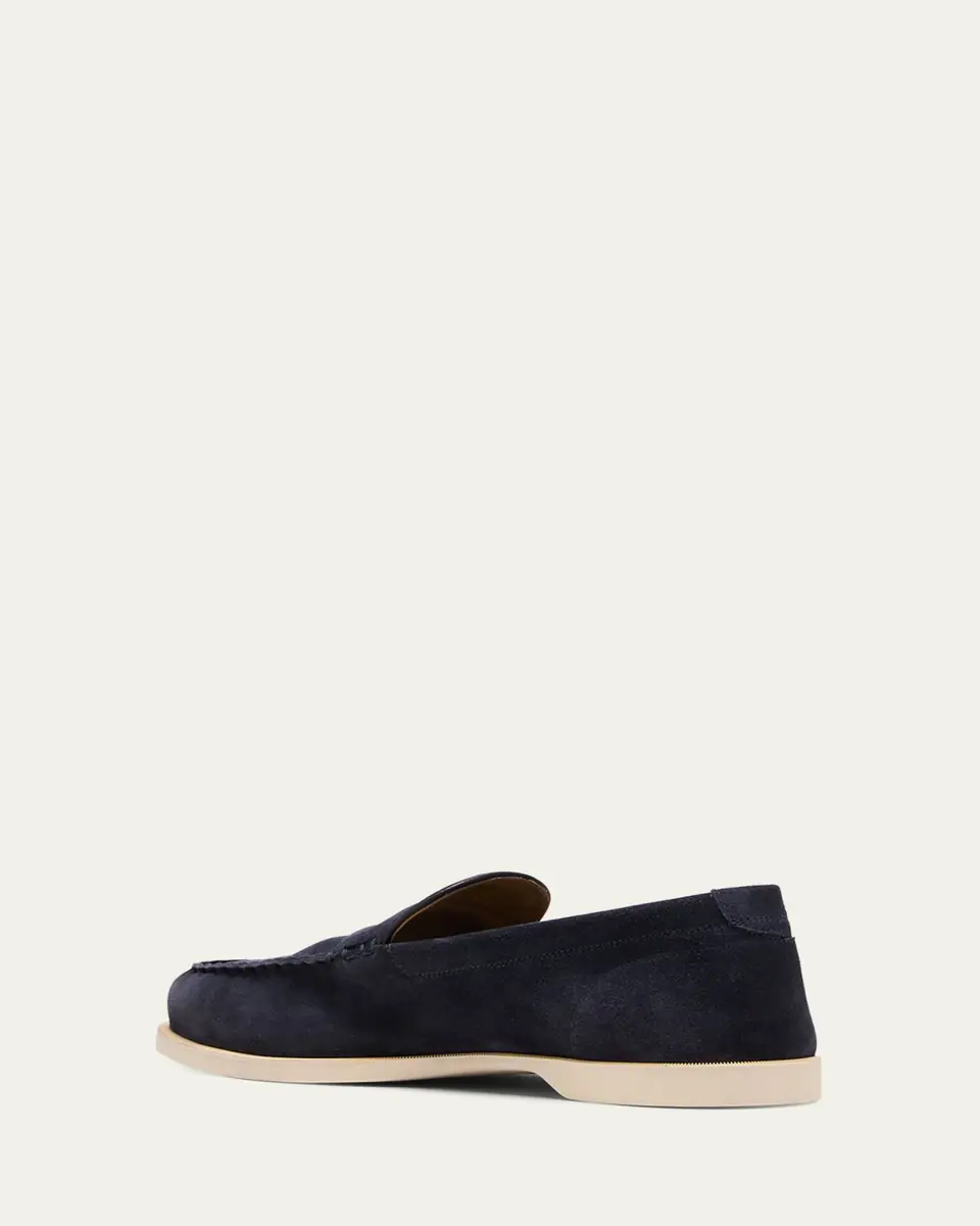 John Lobb Men's Pace Suede Loafers | Thumbnail 7 John Lobb Men's Pace Suede Loafers | Thumbnail 7