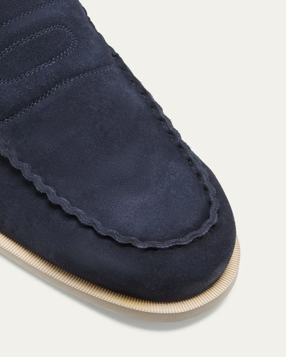 John Lobb Men's Pace Suede Loafers | Thumbnail 8 John Lobb Men's Pace Suede Loafers | Thumbnail 8