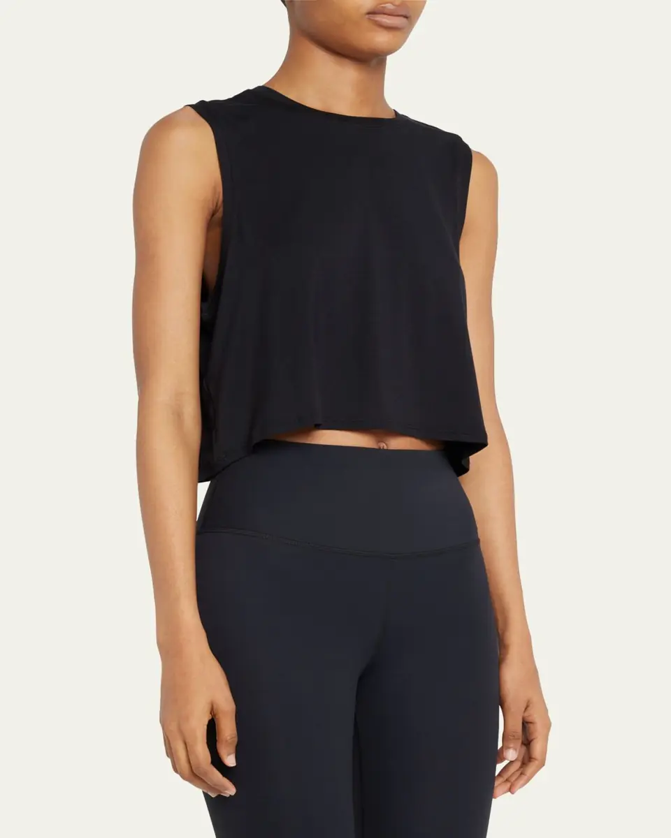Splits59 Sienna Cropped Jersey Tank | Thumbnail 4