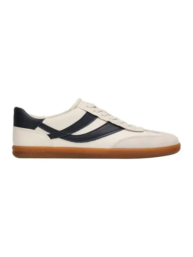 Oasis Mixed Leather Retro Sneakers