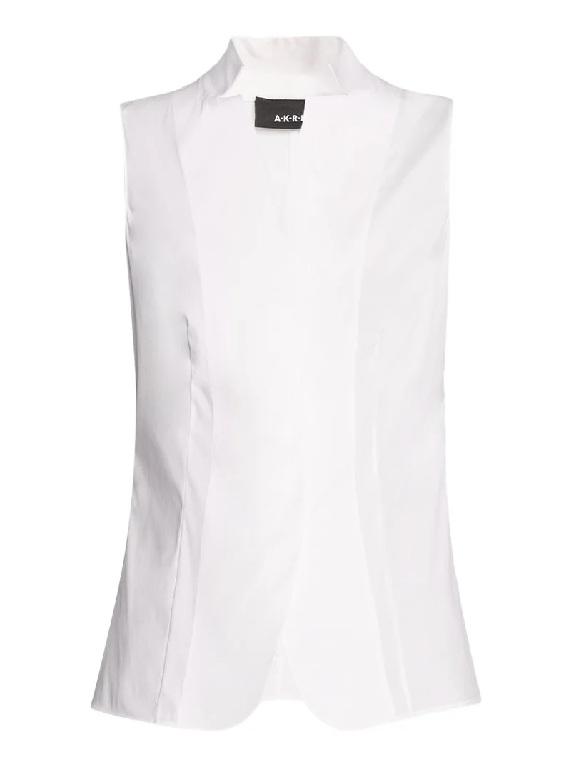 Baumwolle Stretch Sleeveless Blouse Baumwolle Stretch Sleeveless Blouse