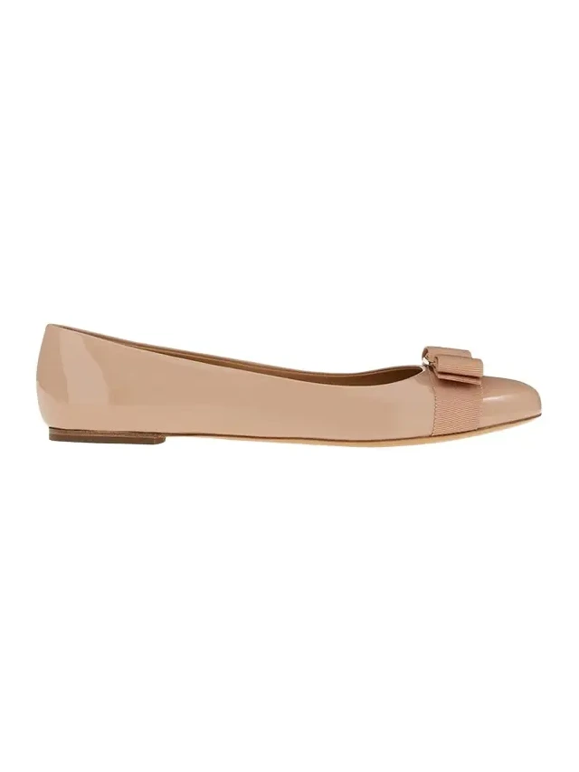 Varina Patent Leather Bow Ballerina Flats Varina Patent Leather Bow Ballerina Flats