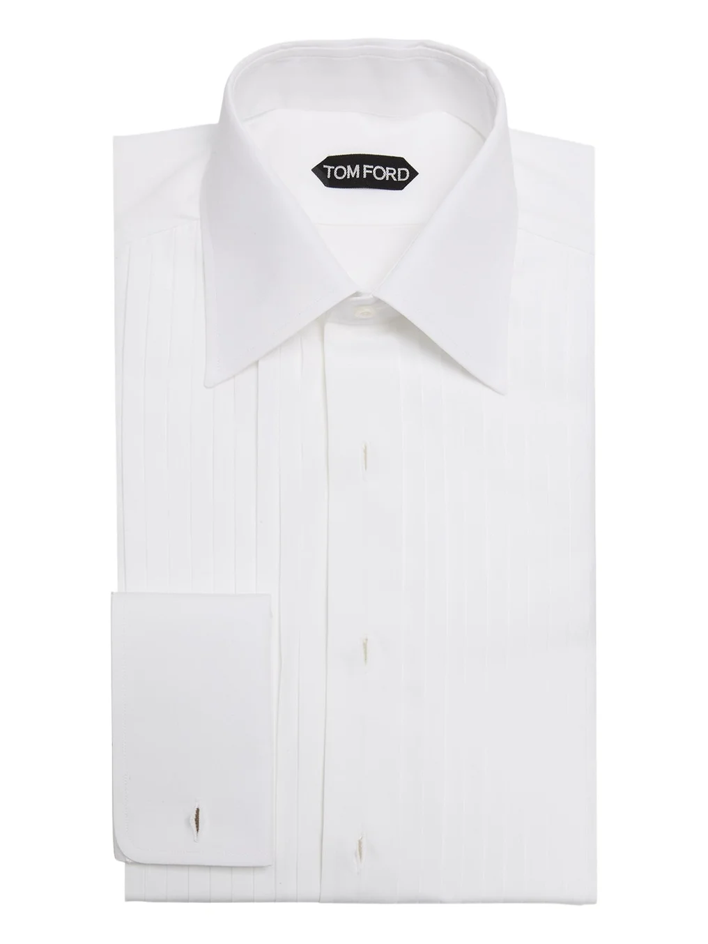 Tom Ford Men's Cotton Plisse Dress Shirt