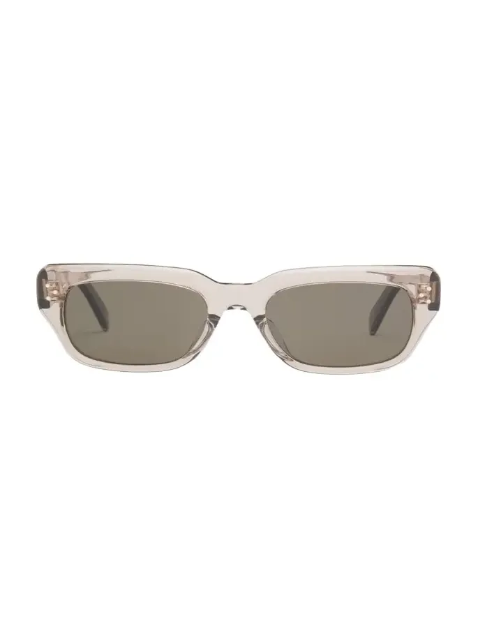 Celine Men's 3-Dot Acetate Rectangle Sunglasses