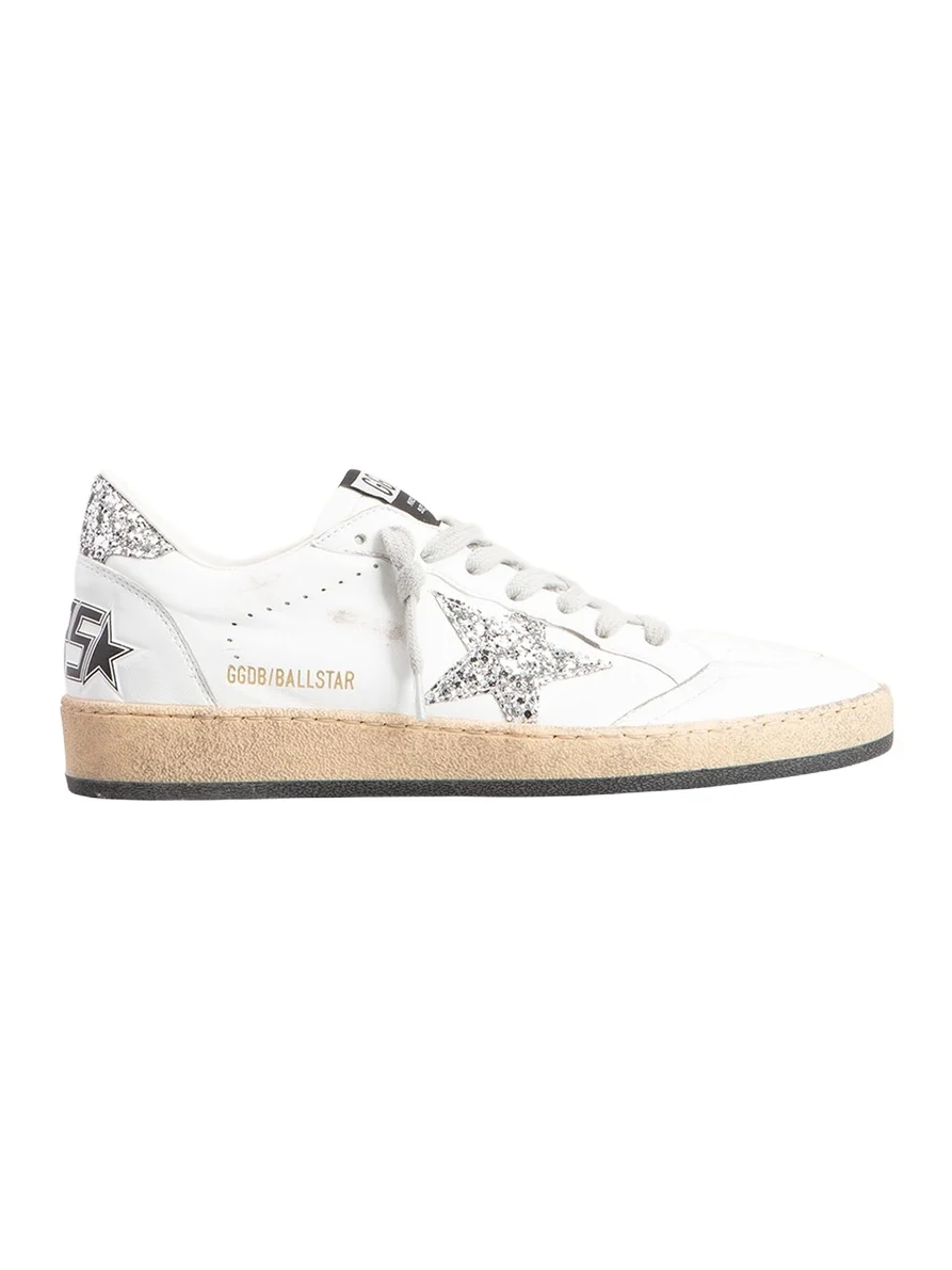 Ball Star Leather Glitter Sneakers Ball Star Leather Glitter Sneakers