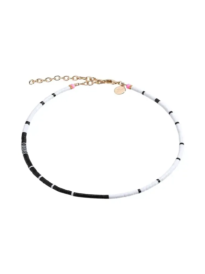 Elsie Frieda Louise Choker with 4mm Heishi Beads
