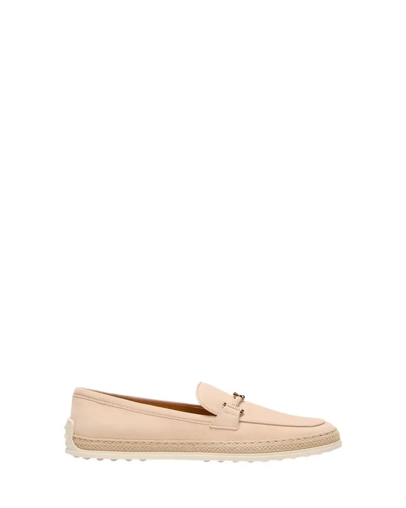 Tod's Gomma Suede T-Ring Espadrille Driver Loafers | Image 1 Tod's Gomma Suede T-Ring Espadrille Driver Loafers | Image 1