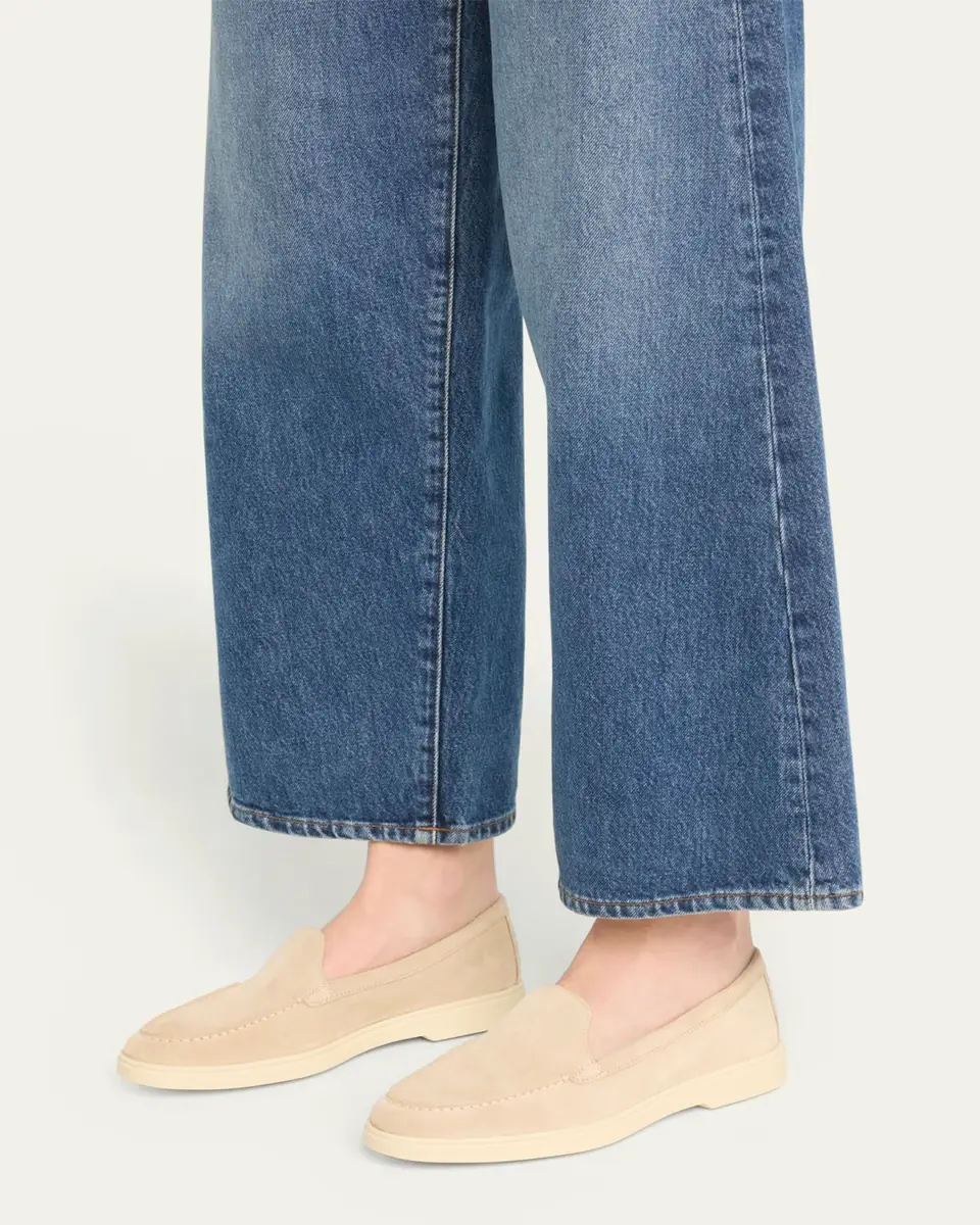 Santoni Yaltamoc Suede Slip-On Loafers | Thumbnail 2