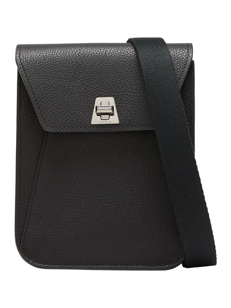 Akris Anouk Mini Flap Leather Messenger Bag