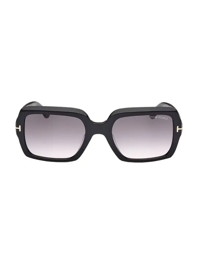 Kaya Beveled Acetate Square Sunglasses