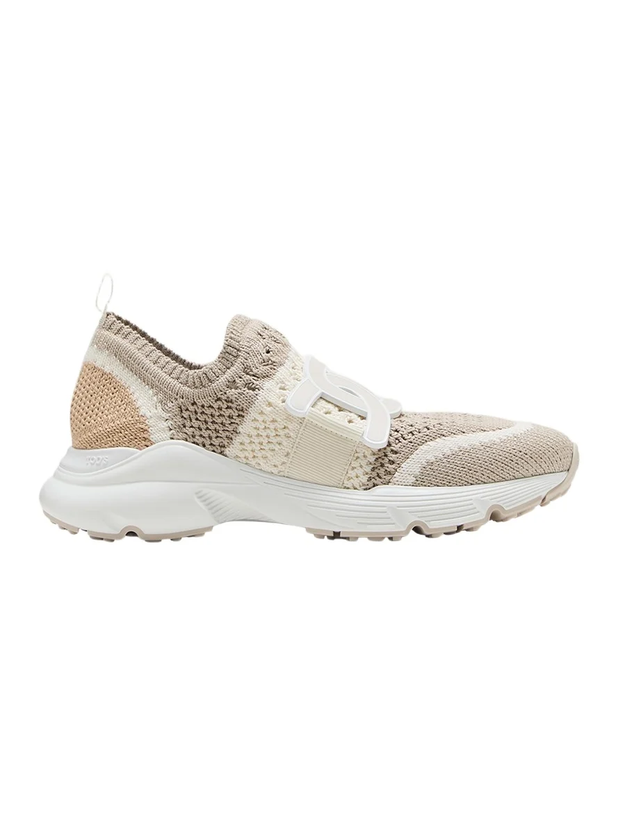 Tod's Stretch Woven Cotton Runner Sneakers