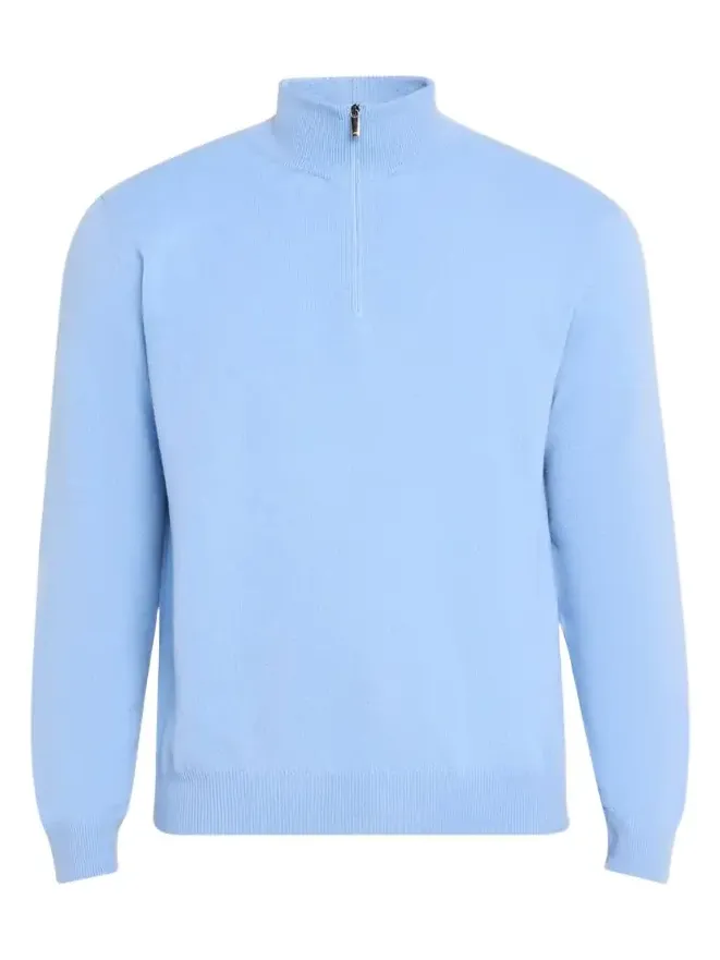 Men's Cashmere Half-Zip Sweater Men's Cashmere Half-Zip Sweater