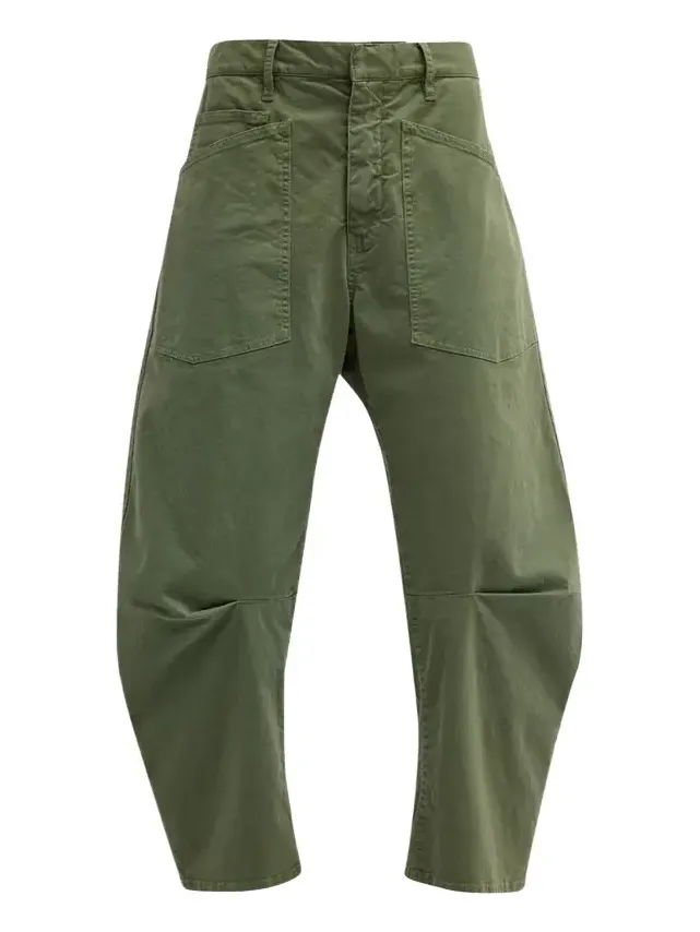 Shon Mid-Rise Cropped Pants