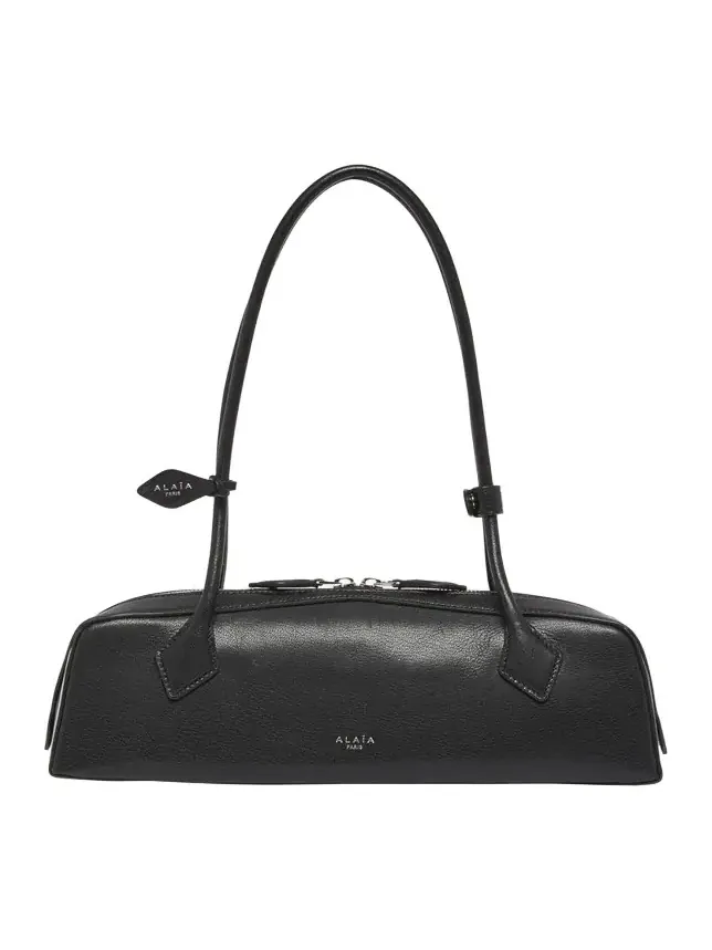 Le Teckel Medium Shoulder Bag in Goatskin Le Teckel Medium Shoulder Bag in Goatskin