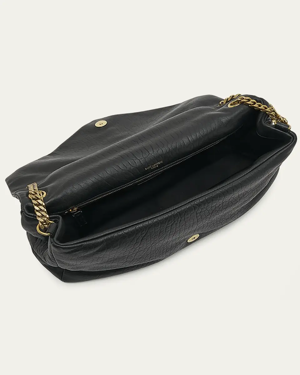 Saint Laurent Calypso Large YSL Shoulder Bag in Leather | Thumbnail 4 Saint Laurent Calypso Large YSL Shoulder Bag in Leather | Thumbnail 4
