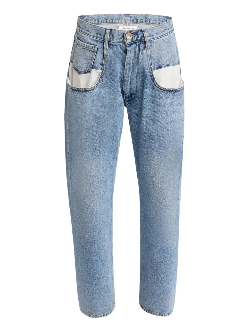 Maison Margiela 5-Pocket Wide-Leg Denim Pants