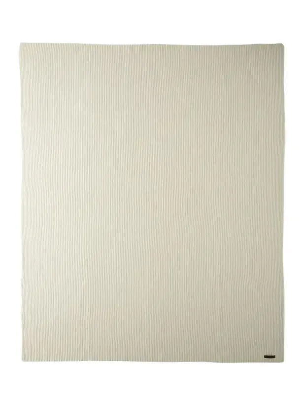 Sofia Cashmere Cashmere Shaker Rib Throw Blanket