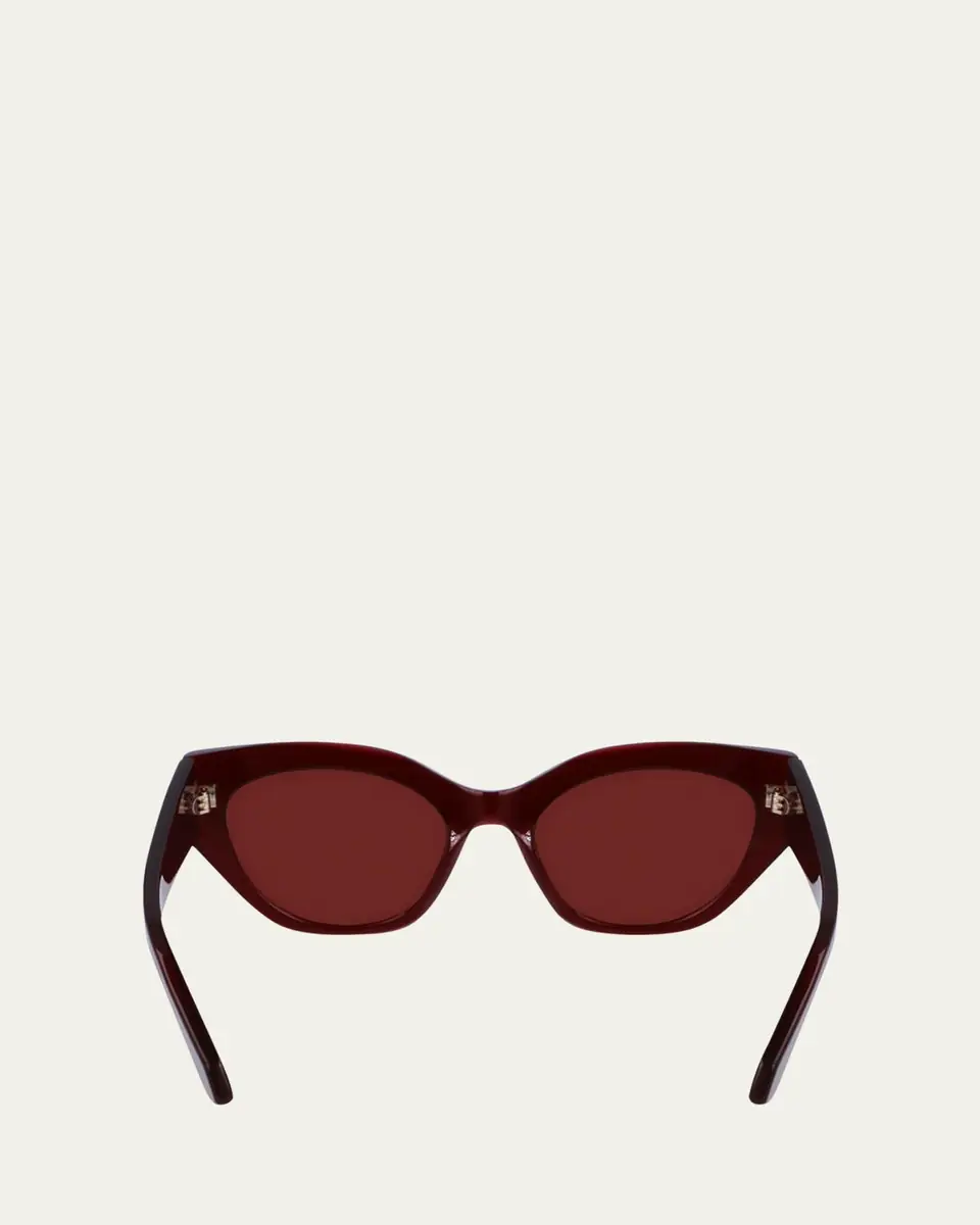 Ferragamo Classic Logo Acetate Cat-Eye Sunglasses | Thumbnail 5 Ferragamo Classic Logo Acetate Cat-Eye Sunglasses | Thumbnail 5