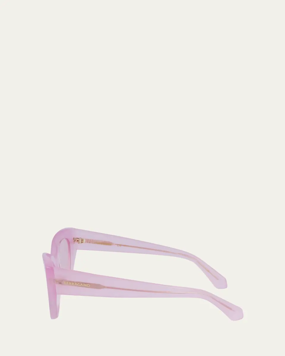Ferragamo Classic Logo Acetate Cat-Eye Sunglasses | Thumbnail 7 Ferragamo Classic Logo Acetate Cat-Eye Sunglasses | Thumbnail 7