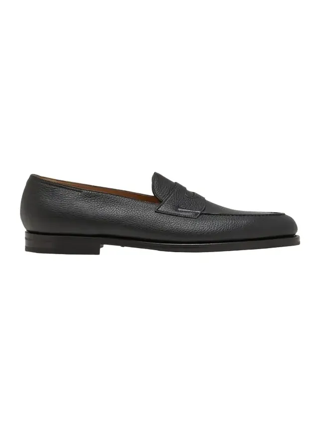 Men's Lopez Soft Grained Leather Penny Loafers