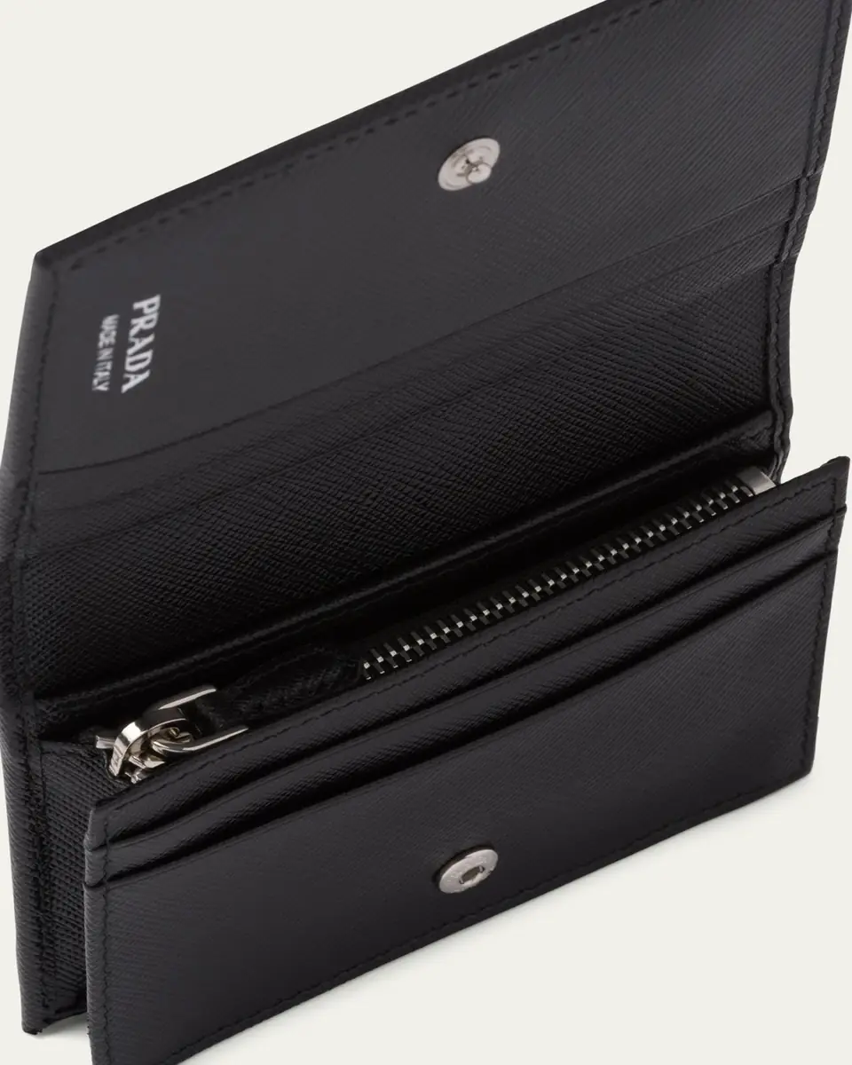 Prada Small Saffiano Leather Wallet | Thumbnail 5 Prada Small Saffiano Leather Wallet | Thumbnail 5