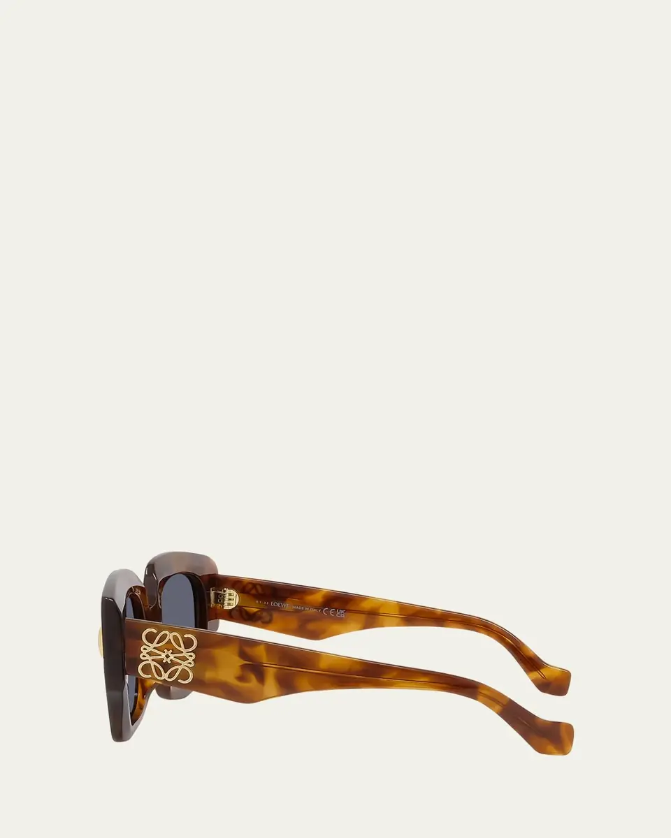 Loewe Anagram Acetate Square Sunglasses | Thumbnail 3 Loewe Anagram Acetate Square Sunglasses | Thumbnail 3