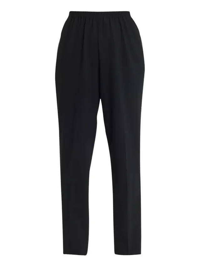 Narrow Elastic Waist Wool Trousers Narrow Elastic Waist Wool Trousers