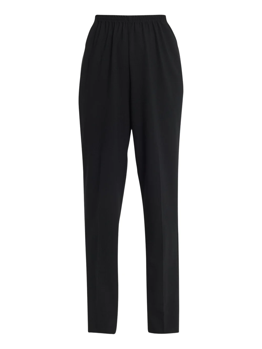 Eskandar Narrow Elastic Waist Wool Trousers