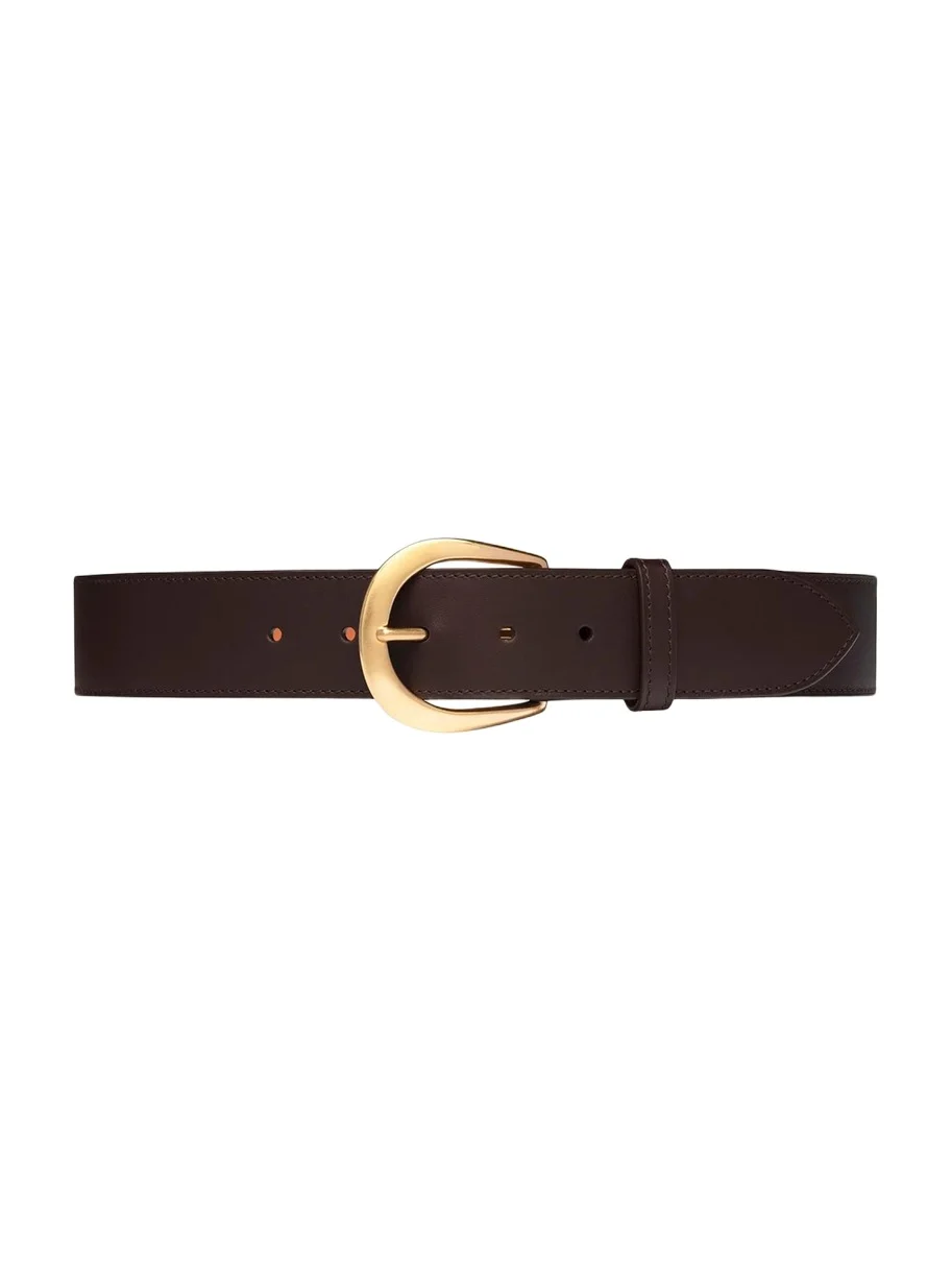 La Chaleureuse Leather & Brass Belt