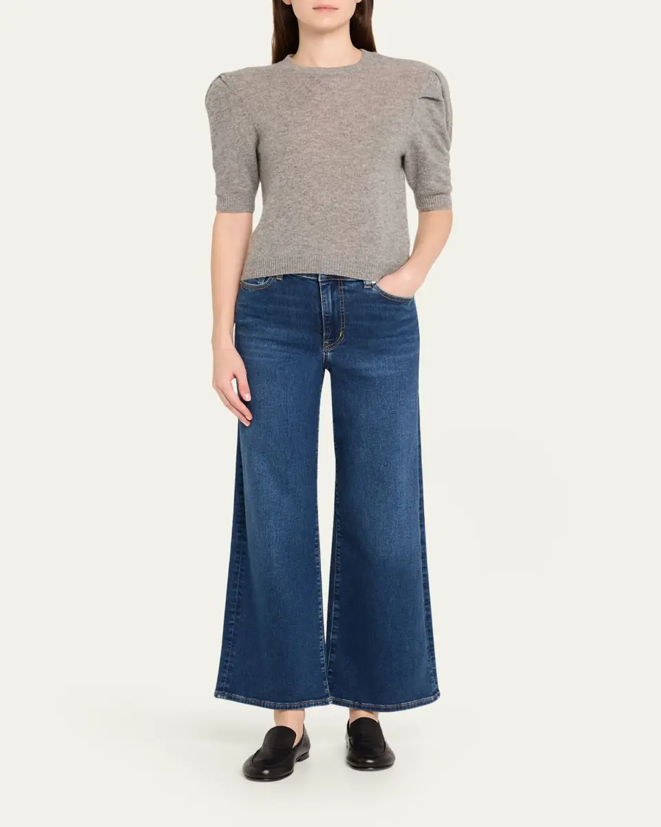 Frame Ruched Cashmere-Wool Sweater | Thumbnail 2 Frame Ruched Cashmere-Wool Sweater | Thumbnail 2