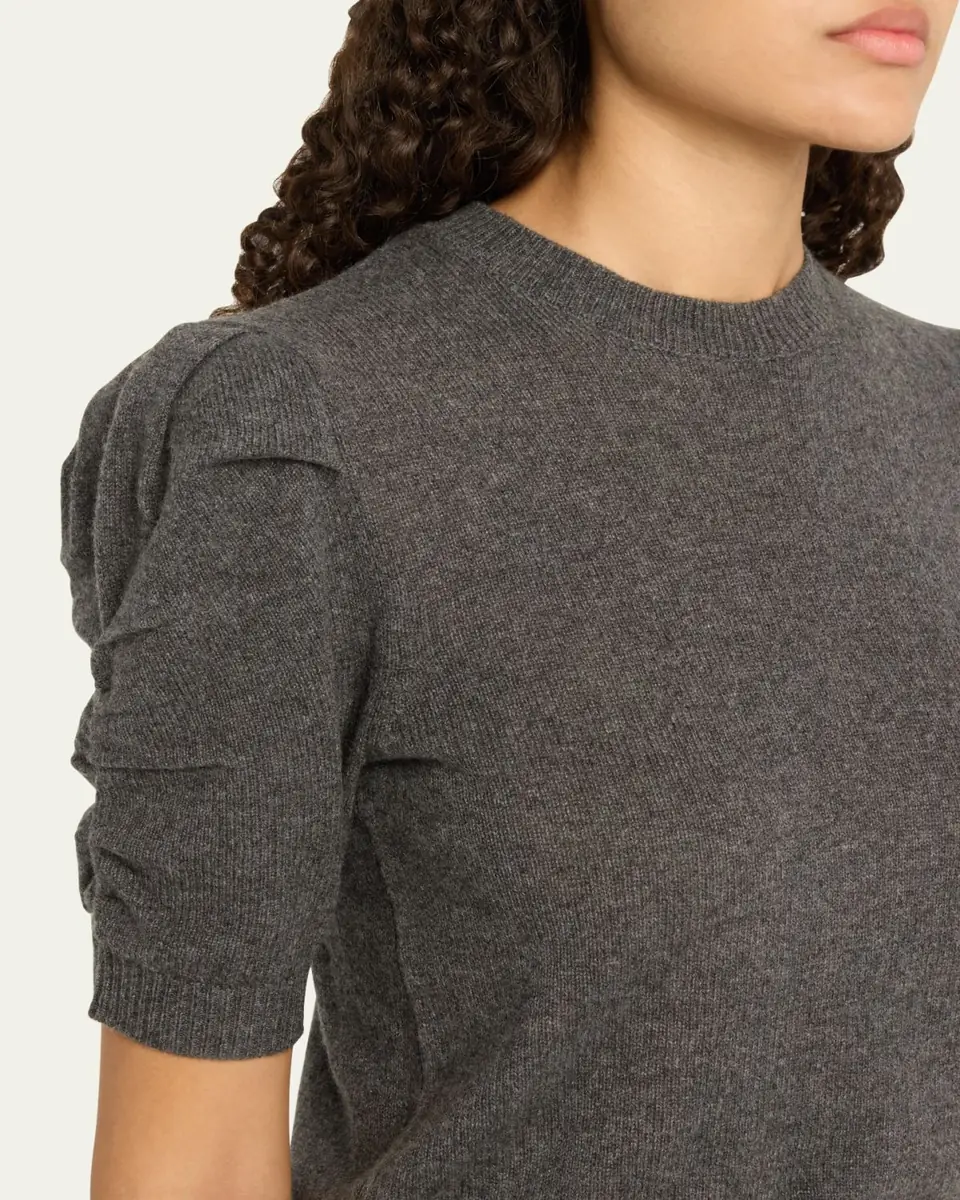 Frame Ruched Cashmere-Wool Sweater | Thumbnail 9 Frame Ruched Cashmere-Wool Sweater | Thumbnail 9