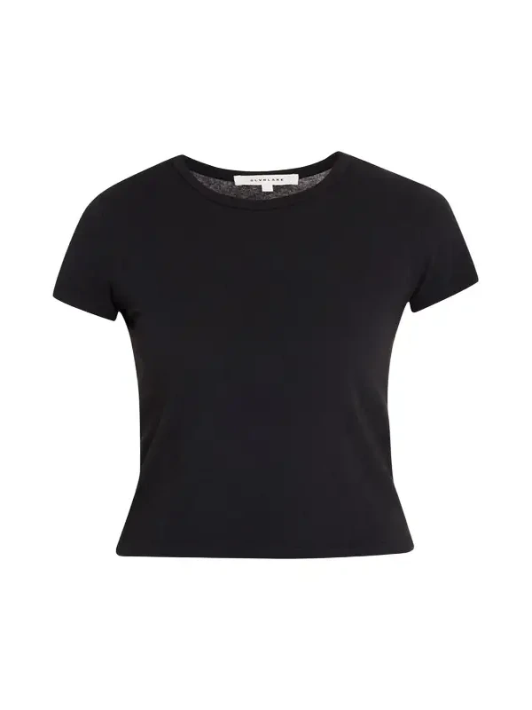 Fitted Cropped Baby Tee Fitted Cropped Baby Tee