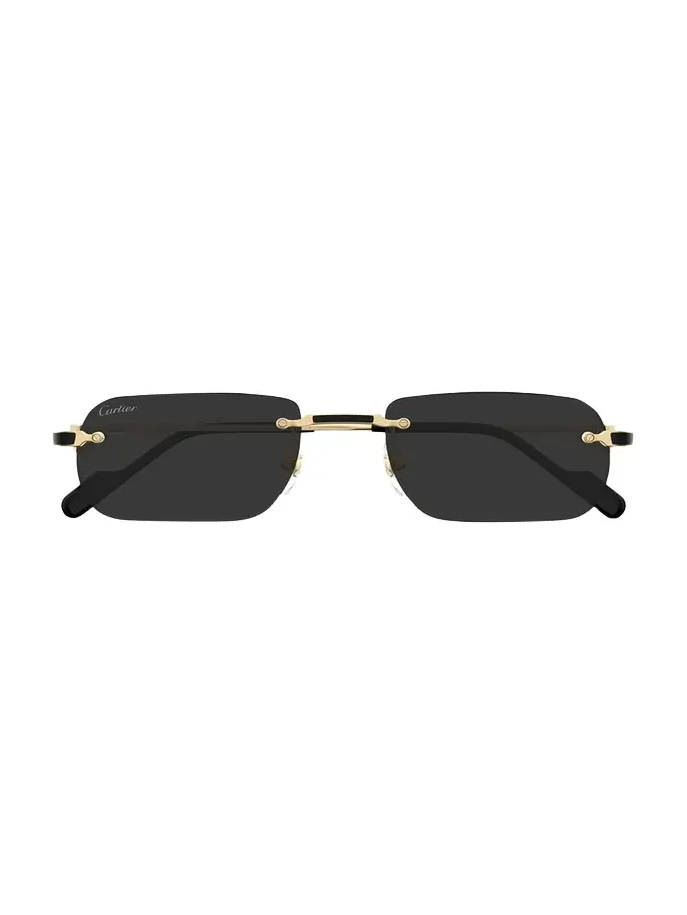 Men's Nylon & Metal Rectangle Sunglasses