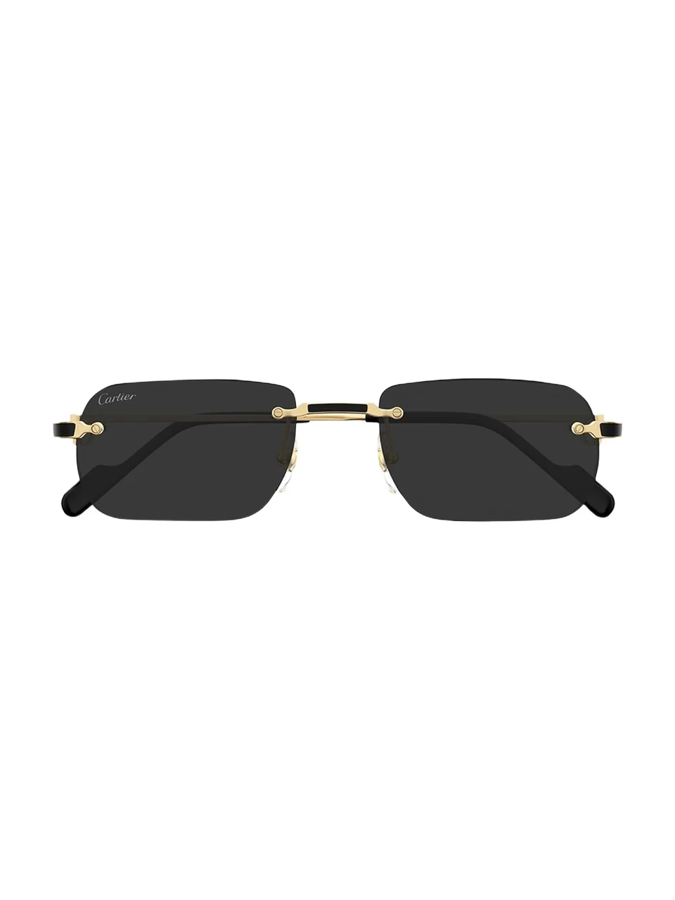 Men's Nylon & Metal Rectangle Sunglasses