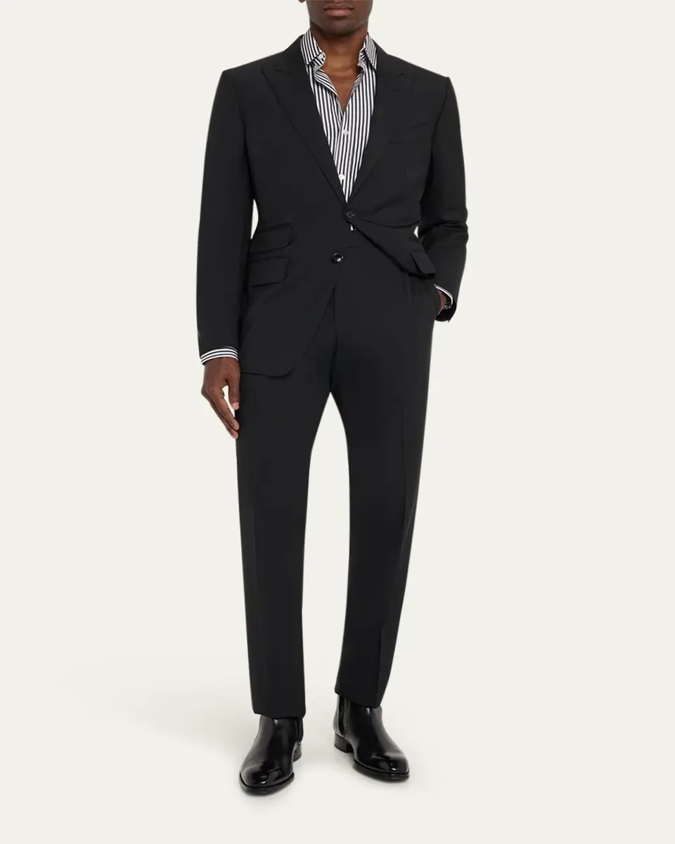 Tom Ford Men's Wool Peak Lapel Two-Piece Suit | Thumbnail 2